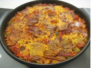 ARROZCORTIJEROCONCHORIZOYCARNEMECHADA_191204
